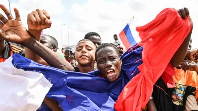 Manifestation pro-russe au Niger en 2023
