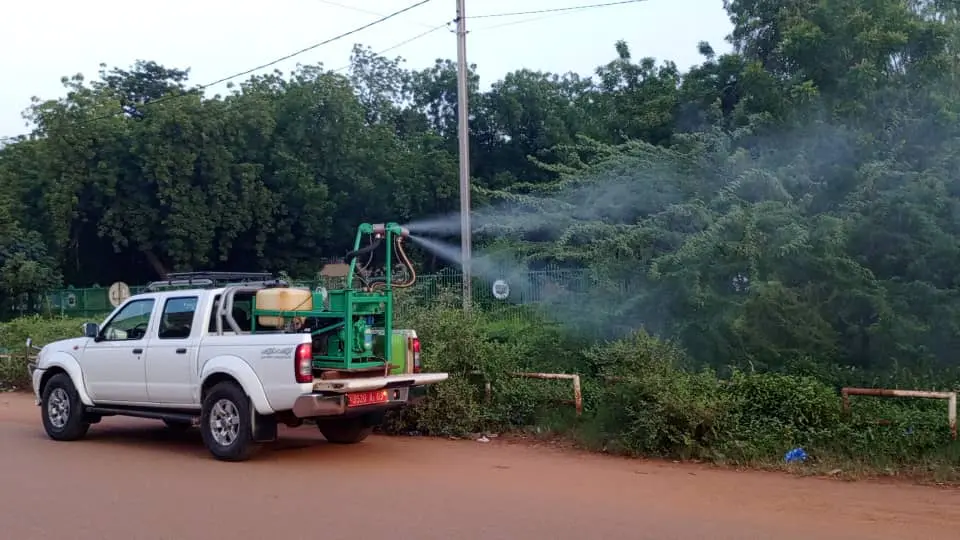 Campagne de pulvérisation anti-moustiques à Ouagadougou