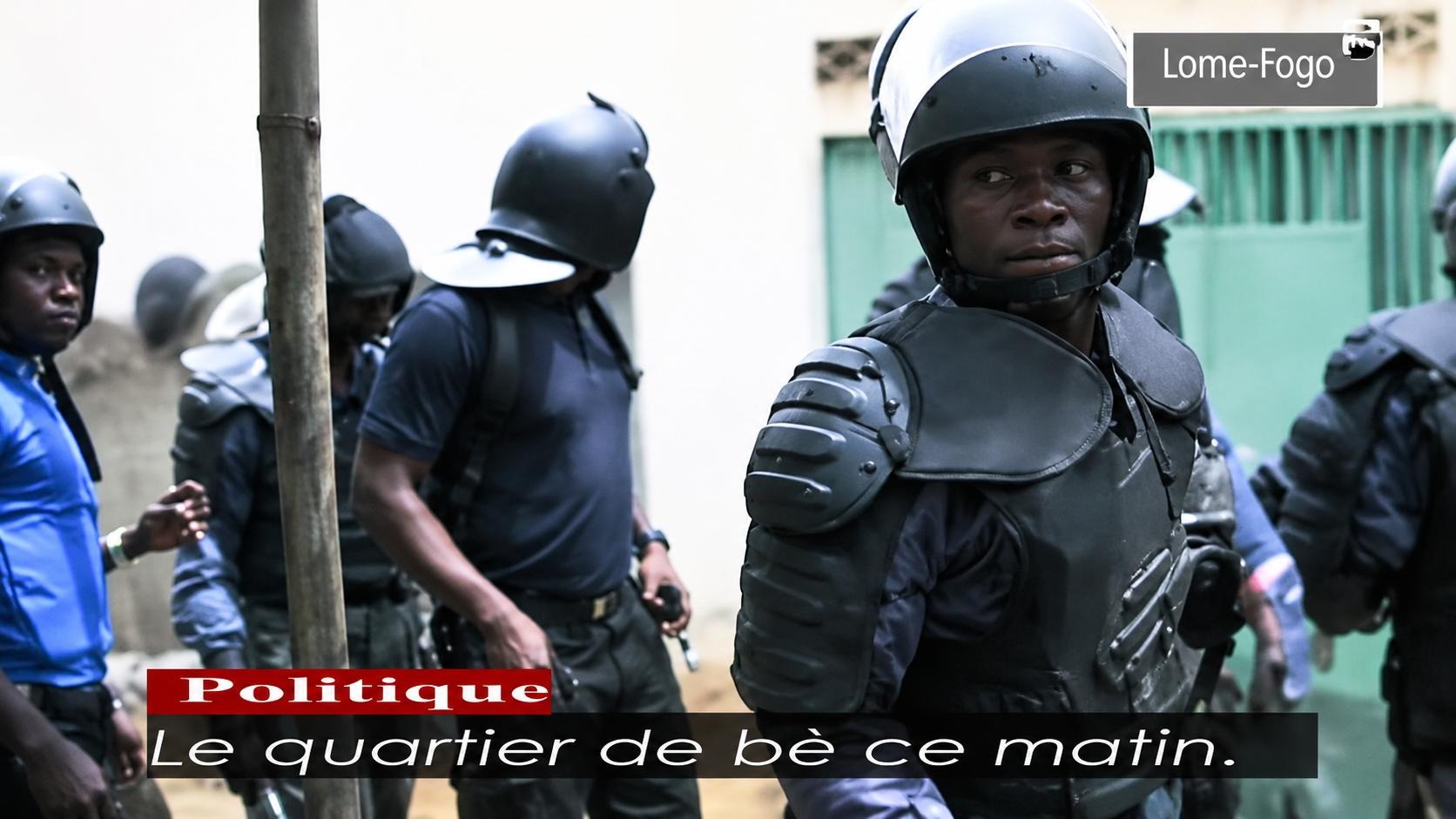 soldats togolais en patrouille
