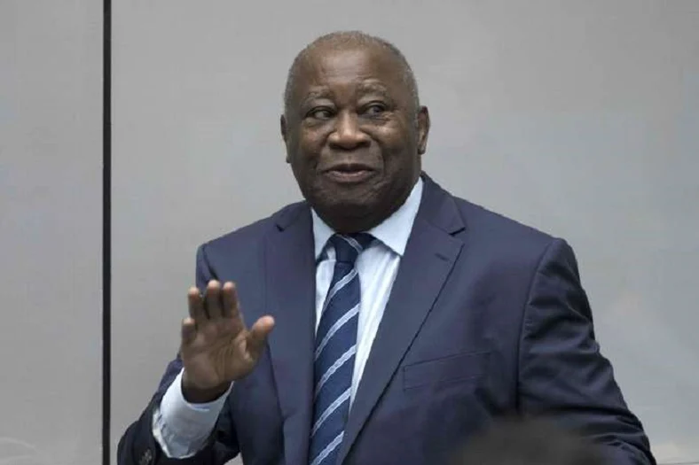Laurent Gbagbo lors d'un événement politique en Côte d'Ivoire