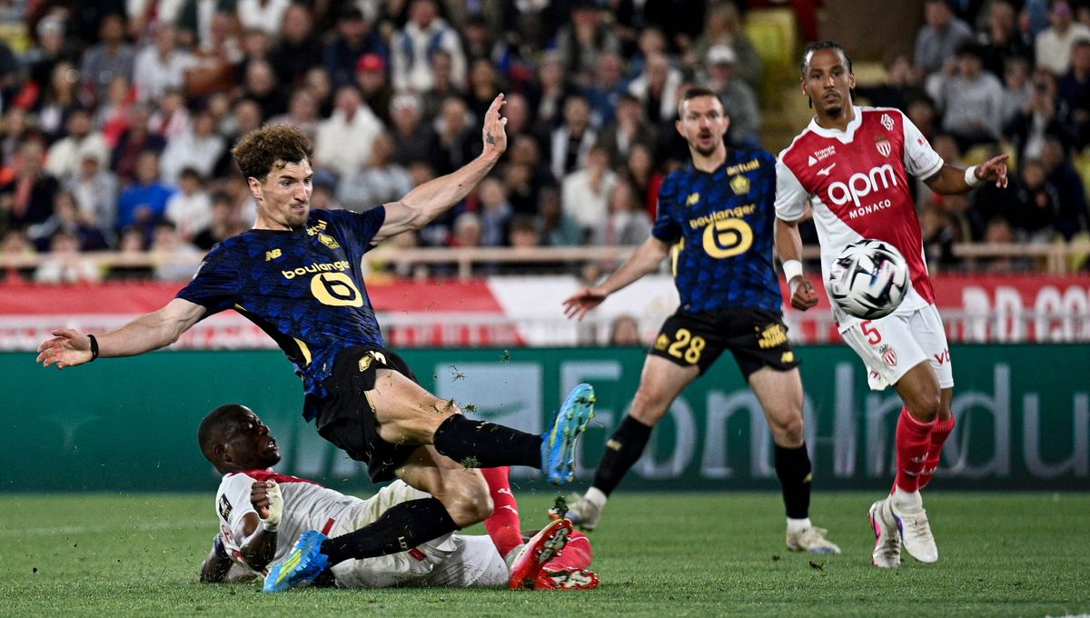 Match de Ligue 1 opposant Monaco à Lille