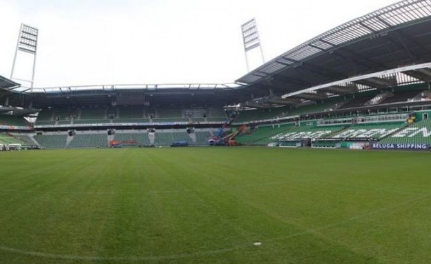 Stade du Werder Brême, Weserstadion, lors d'un match de Bundesliga