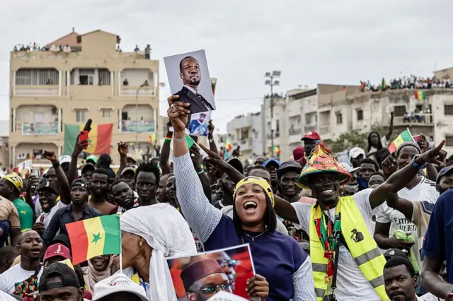 Une partisane de Ousmane Sonko