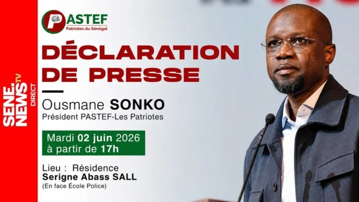 DIRECT : Ousmane Sonko prend la parole après l’annonce du nouveau gouvernement