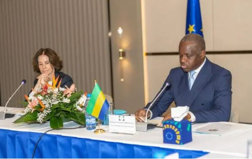 Rencontre entre le Vice-président du Gouvernement gabonais et l’ambassadrice de l’Union européenne