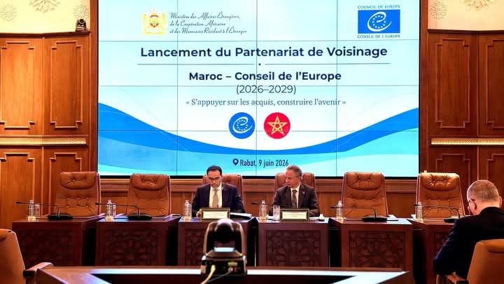 cérémonie de lancement du partenariat de voisinage Maroc-conseil de l'europe