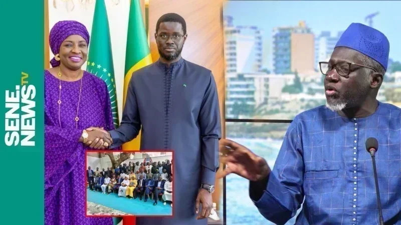 Imam Kanté lors de l'annonce de son nouveau parti politique