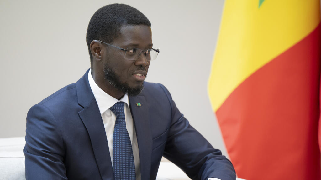 Le président du Sénégal, Bassirou Diomaye Faye, lors d'un discours public en mars 2026.