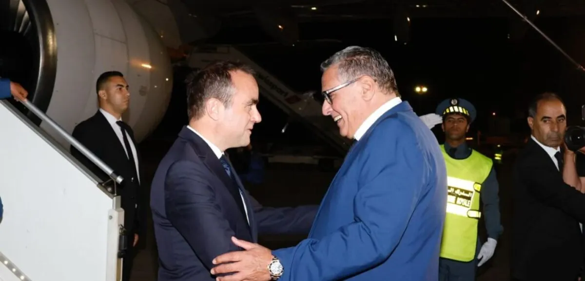 Sébastien Lecornu lors de sa visite officielle au Maroc