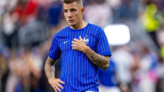Lucas Digne, latéral gauche, lors d'un entraînement