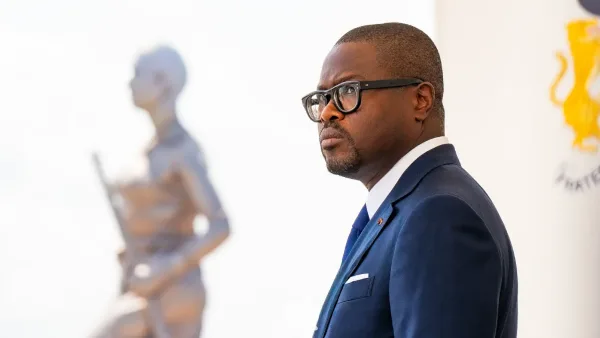 Le Président de la République du Bénin, Romuald Wadagni lors de son investiture