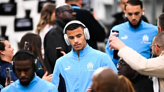 Mason Greenwood lors de son passage à l'OM
