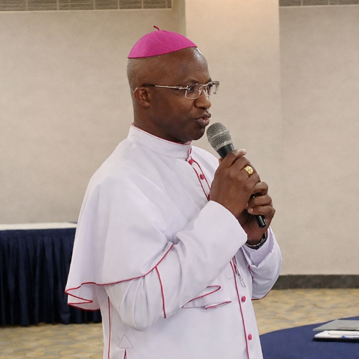 Monseigneur Laurent Lompo, archevêque de Niamey et président de la SPI