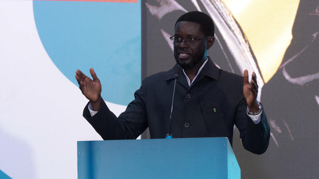 Le président sénégalais Bassirou Diomaye Faye lors du lancement de son parti Kiiraay à Dakar, le 25 juillet 2026.