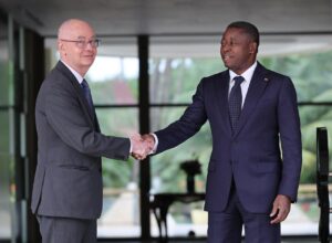 Faure Gnassingbé et Luiz Ivaldo Villafañe Gomes Santos lors de l'audience