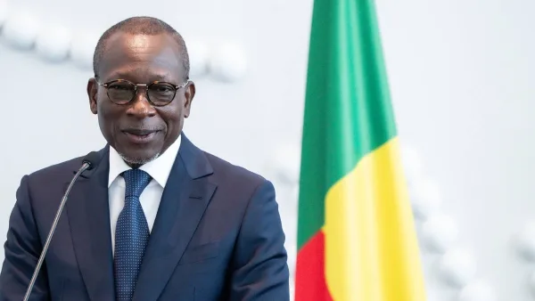 Portrait de Patrice Talon, président du Sénat du Bénin