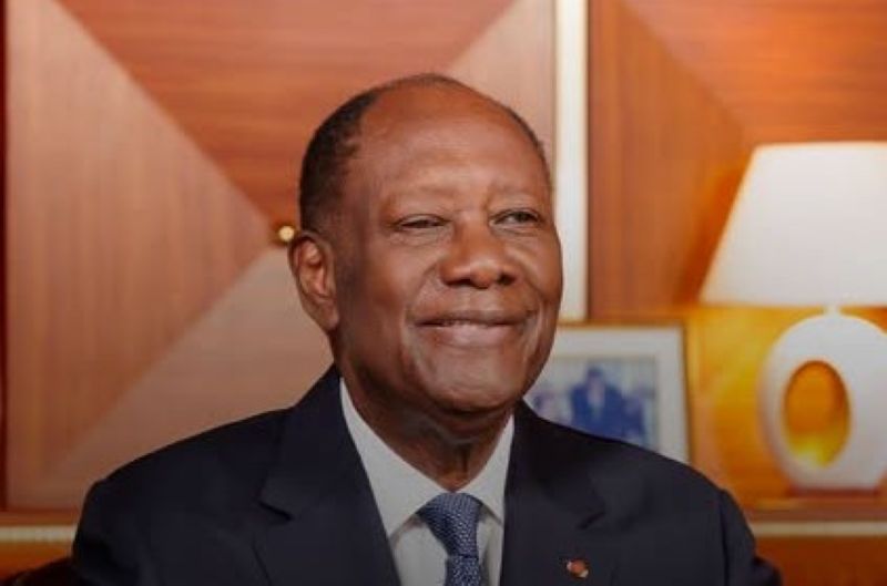 Alassane Dramane Ouattara s'adressant à la nation ivoirienne