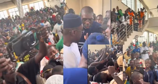 Louga : Ousmane Sonko interrompu par une grande mobilisation à Koki