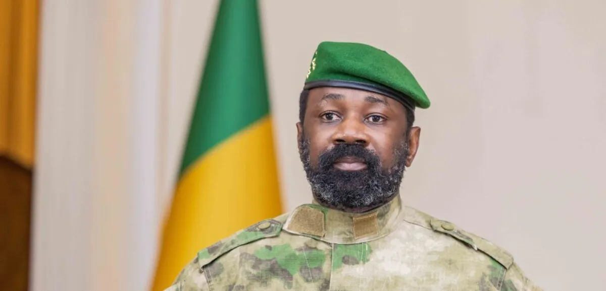 Le général Assimi Goïta, chef de l'État malien